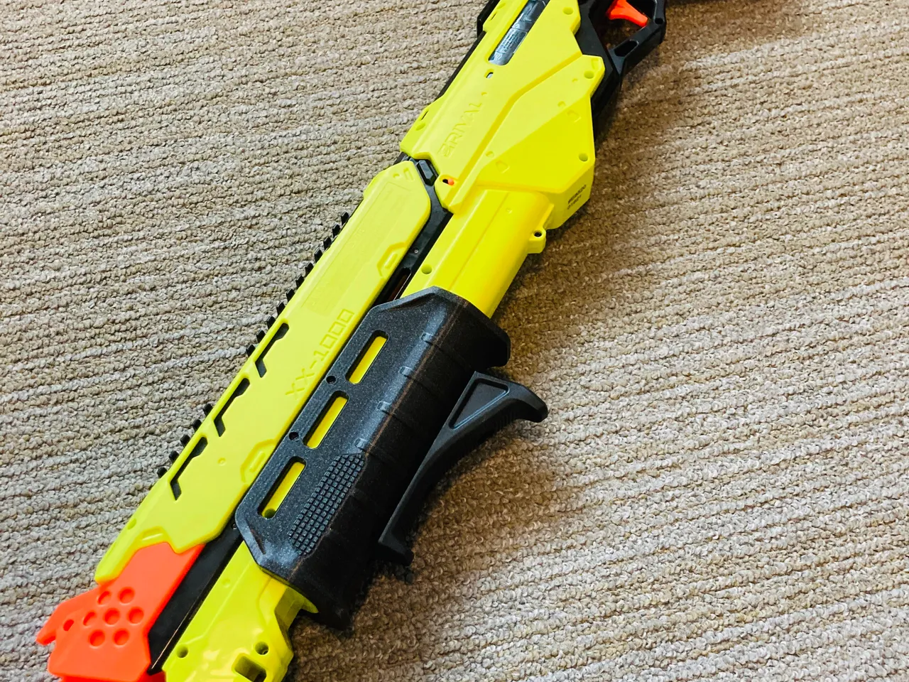 3D Printed Nerf Rival Saturn Angled Foregrip Set