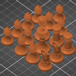 3D Printed Star Trek 3D Chess Pieces - 3D Prototype Design, Inc.